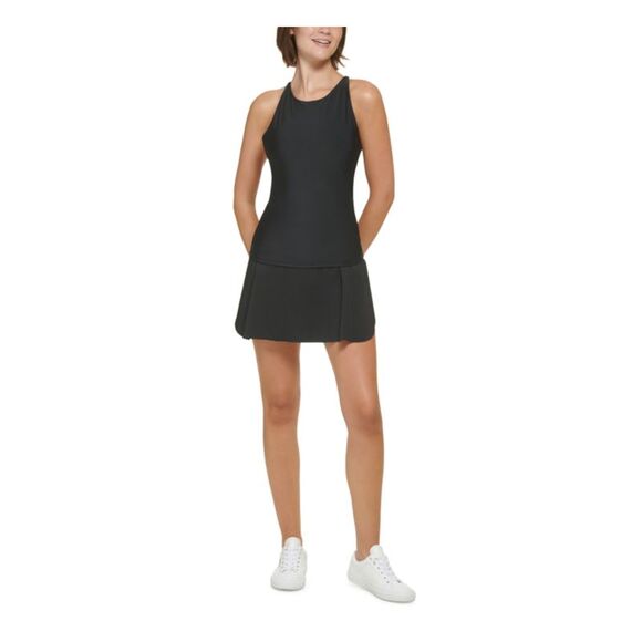 CALVIN KLEIN PERFORMANCE Tops - CALVIN KLEIN PERFORMANCE Womens Black Adjustable Sleeveless Tank Top XL